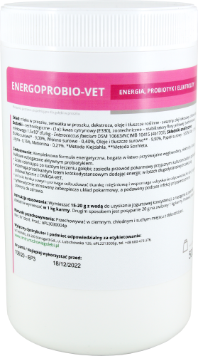 ENERGOPROBIO-VET PROSZEK 500G