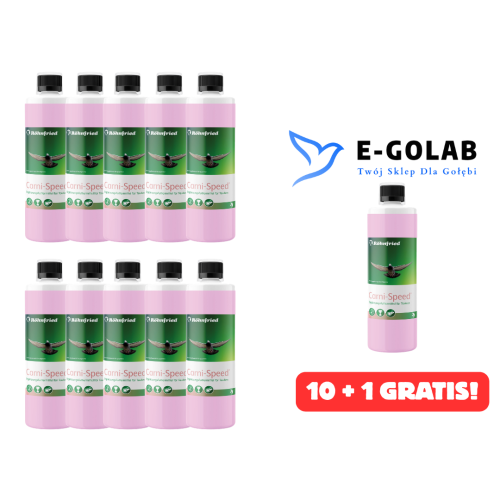 Carni Speed 500ML L-karnityna+witaminy 10 + 1 GRATIS